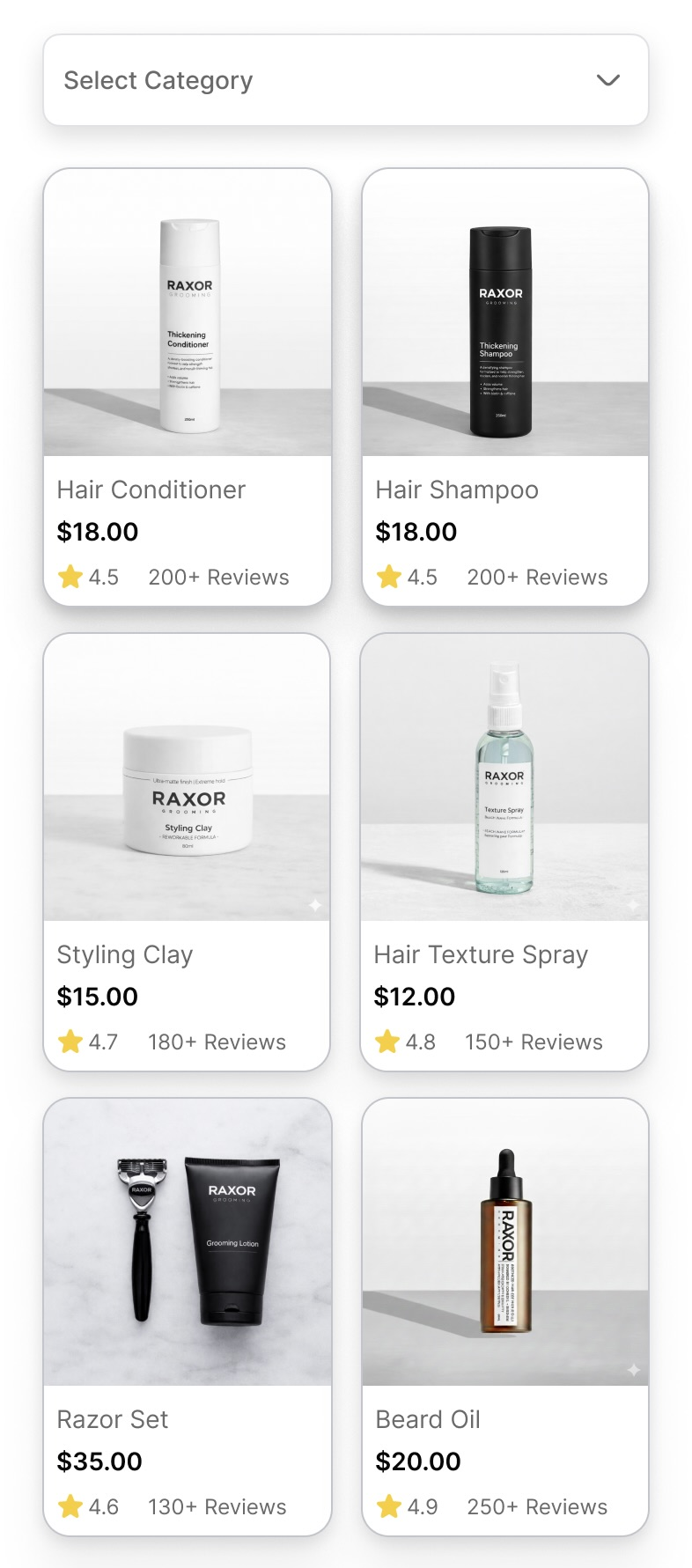 Shop screen
